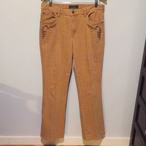 Ralph Lauren embellished boot cut jeans